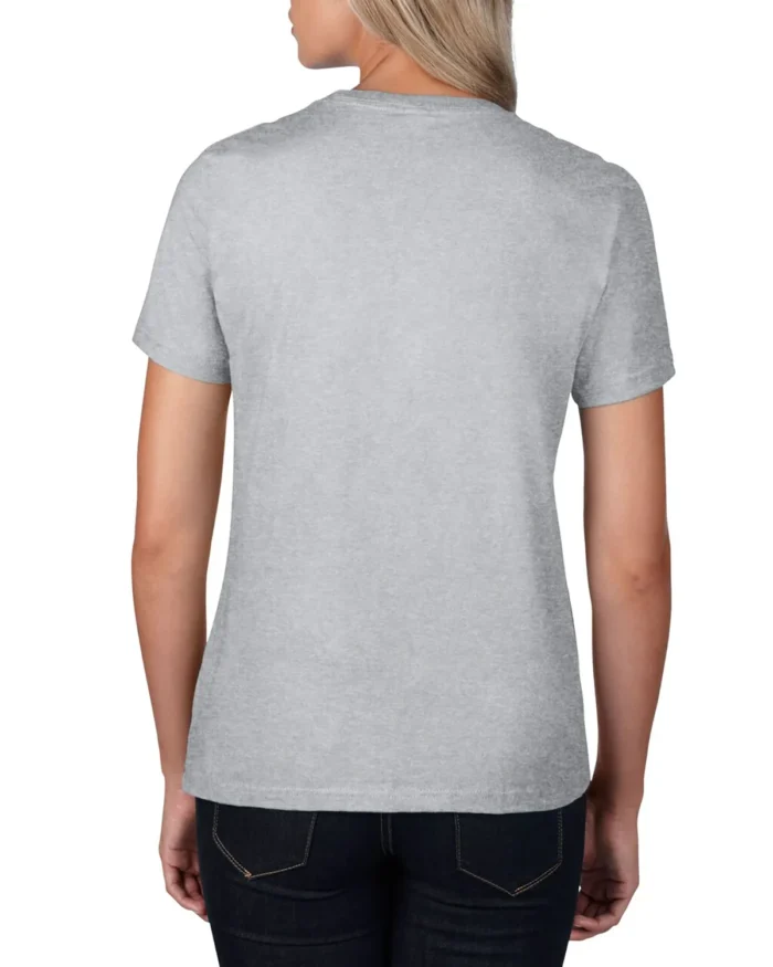 ladies fitted crew neck tee