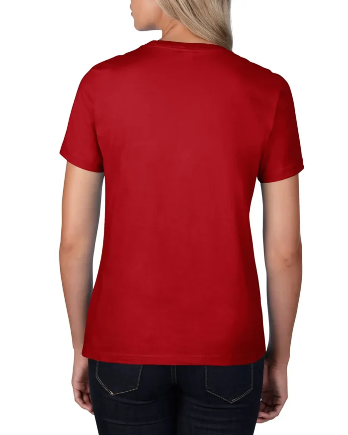 ladies fitted crew neck tee