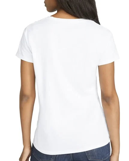 ladies fitted crew neck tee